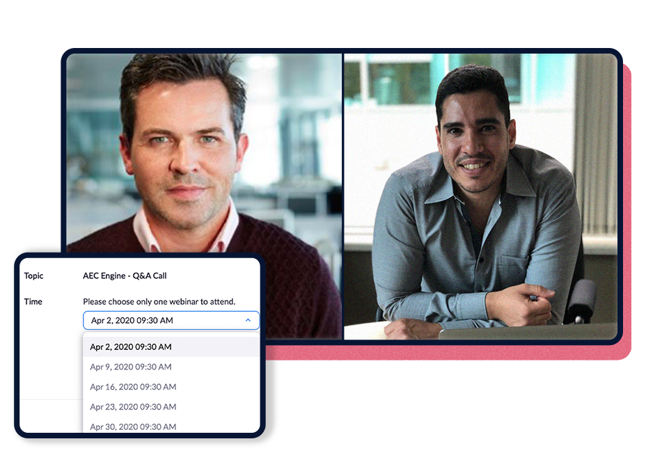 On demand MentorshipMockup Home
